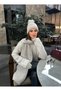 Swan Women's Scarf Beanie Gloves Set of 3 - 2