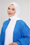 شال قطني أبيض مطوي - 2