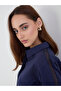Lace Cutwork Detail Cotton Linen Shirt - 6