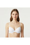 Women's Unpadded Strapless White Color Bra Bb2017