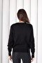 Peter Pan collar Buttoned Knitwear Cardigan Black - 5