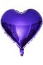 Purple Heart Foil Balloon 45cm All Colors Compatible with Air and Helium