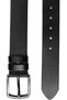 Genuine Leather 4 cm Classic Men's Belt 4 Pieces - Brown, Navy Blue, Tan, Black (Denim/Leinen) - 4