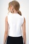 White V-Neck Color Block Knitwear Vest Alc-X13379 - 6