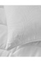 Softy Microfiber Double Pillow Quilt Set 195X215 cm White - 5