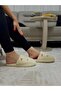Cherry Embroidered Fluffy House Slippers Dowry Slippers Non-Slip Sole - 4