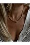 Gold Stony Almond Necklace - 3