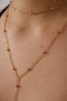 Steel Dorica Y Necklace Bulk Chain Choker Low-Cut Necklace 1mm Elegant Minimal - 7
