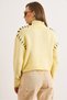 Women's Yellow Stitching Detailed Soft Textured Knitwear Sweater Kzk-19001051 - 2
