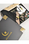 Dowry Gift Prayer Rug Set – Prayer Rug, Scarf, Crystal Prayer Beads, Men's Prayer Beads, Skullcap with Essence Box - 3