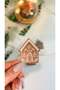 Cookie House Perforated Sticker 4 cm 20 Pieces Perforated Christmas Sticker Embossing Detailed - 2