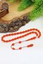 Marley Orange Barley Cut Special System Fire Amber Prayer Beads 201024763 - 2