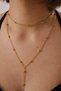 Steel Dorica Y Necklace Bulk Chain Choker Low-Cut Necklace 1mm Elegant Minimal - 6