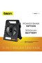 3-in-1 Solar LED Fan - 4-Speed, LED Light, Timer, Flashlight, Solar & Type-C Charging - 3