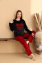 Velvet Red Love Women's Pajama Set - 2
