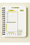 Undated Daily Planner Agenda - Pp Matte-Thick Plastic Cover - Steel Spiral - Typewriter - 2