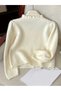 Luxury Soft Pearlescent Feather Women's Knitwear Cardigan - 3