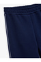 Fleece-Lined Piped Cotton Sweatpants with Elastic Waist - 3