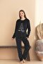 Velvet Snowy Tree Women's Pajama Set - 3