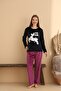 Velvet Star Deer Women's Pajama Set - 2