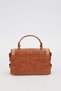 Authentic Phaeton Metal Logo Embroidery and Belt Detail Small Size Women's Hand and Shoulder Bag Lv930576 Camel - 4