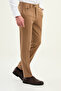Düz Super Slim Fit Pocket Detailed Classic Men's Trousers Beige - 38340.25K - 3