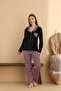 Velvet Candy Heart Women's Pajama Set - 3
