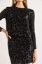 Women's Black Paneled Piece Stylish Knitwear Set Tkm-19000460 - 7