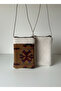 Handwoven Fur Double Pocket Bag |   Ethnic Pattern Shoulder Bag - 3