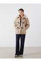 Esvab • Modern & Distinctive Shirt Roba Collar Women's Plush Coat - 2