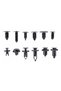 Universal upholstery clamp set, 240 elements, Red Technic - 6