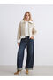 Fur Collar Women's Suede Look Coat - 2