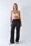 Oversized Unisex Sweatpants Smoked Melange – 3 Thread Fleece-Lined Wide Leg, Pockets, Modern Comfortable Fit