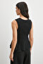 Twist Knit Sleeveless Knitwear Black - 6