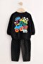 Boys' Printed 3 Thread Cotton Fabric Top and Bottom Set - 4