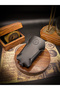 1. Grade Genuine Leather Keychain - Origami Design with Clip, Closed Keychain - 7