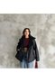 Women's Plush Lined Faux Leather Jacket - 2