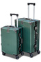 Aluminum Frame Unbreakable Luggage 2Pcs Set (20/24 Inch) Polycarbonate Hard Shell Suitcase
