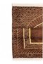 Mihrap Patterned Lined Chenille Prayer Rug – Luxurious Texture, Gold Detailing, Gift Prayer Rug - 3