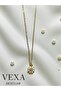 Non-Tarnish 316L Steel Daisy Necklace Minimal - Gift Boxed + Lucky Bracelet Gift - 5