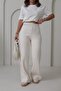 Ecru Premium Yarn Knit Pants - 4