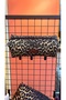 Leopard Pattern Zippered Gabardine Fabric Hair Straightener, Makeup Bag, Travel Organizer Bag - 4