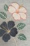 Double Premium Special Embroidered Floral Punch K Cushion Cover Y Pillowcase Stone Color (45X45 cm) - 3
