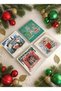 New Year's Themed Stone Coasters, New Year's Gift, Set of 4, Home Decor - 2
