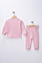 Cotton Stretch Fabric Front Snap Fastener 4-Season Baby Set - 3