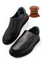 Genuine Leather Ultra Orthopedic Stitched Large Size Casual Men's Shoes - 4