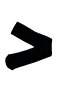 Soft Cotton Thick Towel Black Heel-Free Comfortable Tube Sport Socks - 3