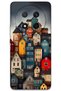 Huawei Honor Magic 7 Lite Case Hd Pattern Printed Back Cover - Colorful Houses