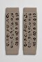 Basic Patterned Leggings with Cotton Content - 3