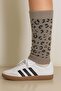 Basic Patterned Leggings with Cotton Content - 4